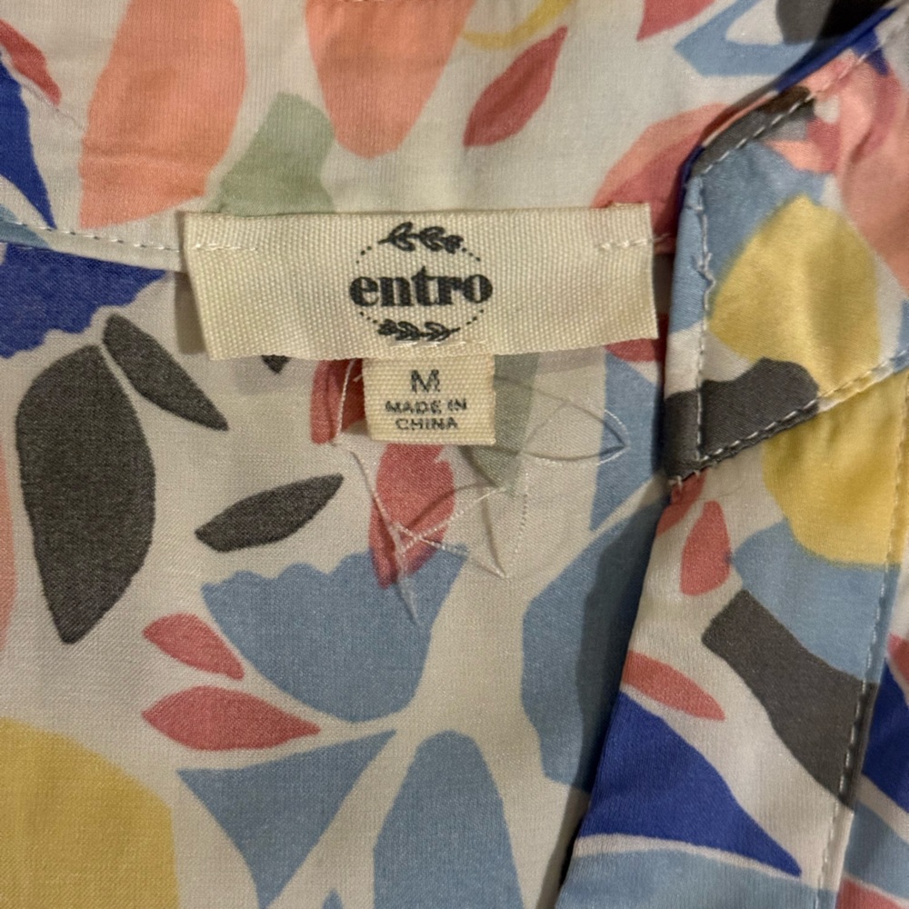 Entro Multicolor Floral Ruffle Dress - Picture 3 of 3